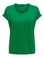 ONLY Damen Onlmoster S/S O-Neck Top Noos JRS T-Shirt, Jolly Green, S EU