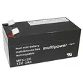Multipower MP3-12C AGM 12 V 3 Ah - 6,3mm Faston