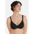 Felina Bügel-BH Lovely Lotus (1-tlg) Bügel-BH - Blickdicht - Komfortabler Bügel-BH in femininem Design schwarz 95