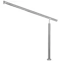 V2Aox Treppengeländer Edelstahl Treppengeländer Handlauf Geländer Aufmontage 80 - 200 cm, 150 cm Länge 150 cm