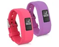 kwmobile Uhrenarmband 2x Band für Garmin Vivofit jr. / jr. 2, Silikon Fitnesstracker Ersatz Sportarmband - Größe S