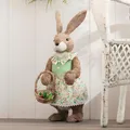 Dekoleidenschaft große Dekofigur Frau Hase 60 cm hoch, Osterhase, Osterdeko, Hasendeko
