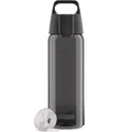 Sigg - Tritan Trinkflasche - Total Color ONE Anthracite - Für Kohlensäurehaltige Getränke Geeignet - Spülmaschinenfest - Auslaufsicher - Leicht - BPA-frei - Grau - 0.6L