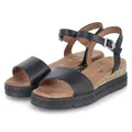 Tom Tailor Damen 9590270002 Keilsandale, Black, 38 EU