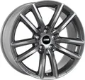CMS C27 Alufelgen Satz titan 7,5x17 ET40 LK5 114 17 Zoll Felgen Alu
