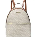 Michael Kors Sheila Medium PKT Vanille-Rucksack - Weiß