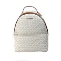 Michael Kors Sheila Medium Logo Rucksack, Vanille