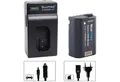 Blumax Set mit Lader für Panasonic DMW-BLK22 2250mAh Kamera-Ladegerät