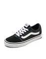 Vans Damen Ward Sneaker Ward Trainers, (SUEDE/CANVAS) BLACK/WHITE, 41 EU