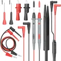 Multimeter Messleitungen Set Krokodilklemmen Prüfspitzen 1000V 10A professionell