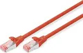 DIGITUS Patchkabel Cat6 S/FTP DK-1644-100/R | 10m | RJ45 beidseitig | Kupfer | LSZH | AWG27/7 | PoE+ | Rot