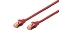 DIGITUS Patchkabel, Kat. 6, S/FTP, 10,0 m, rot