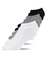 Snocks Sneaker Socken Herren und Damen 6 Paar aus Bio-Baumwolle - Weiche und Atmungsaktive Kurze Socken, Ideal für Sport und Alltag - Knöchelsocken Gr.47-50 Farbe Mix (Schwarz/Hellgrau/Weiß)