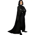 Funidelia Zauberer-Kostüm Harry Potter – Severus Snape Kostüm, Authentisches Gewand des zwielichtigen Hogwarts-Lehrers schwarz L-XL