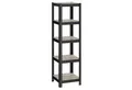 SONGMICS Standregal Küchenregal, 1-tlg., Lagerregal, 5 Ablagen, verstellbar, 37 x 37 x 150 cm