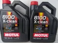 Motul 5W40 8100 X-Clean SAE 5W-40 Motorenöl Öl Benzin Diesel 10 Liter 109226