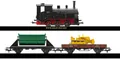 **Märklin H0 Zugset mit Dampfllok 98 112 und 2 Wagen aus Set 29133, Neu**