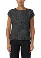 s.Oliver Bluse im Fabricmix mit Spitze aus Glitzergarn