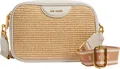 Ted Baker Umhängetasche Bardas Webbing Faux Raffia Camera Crossbody Bag Ecru creme