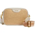 Ted Baker Umhängetasche Bardas Webbing Faux Raffia Camera Crossbody Bag weiß