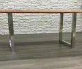 Tischuntergestell U-form Eisengestell Nickel