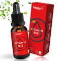 BjökoVit VITAMIN B12 VEGAN Tropfen - Hochdosiert & Alkoholfrei - 900 vegane Tropfen mit 250µg Methylcobalamin pro Tagesdosis