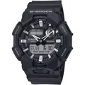 Chronograph CASIO G-SHOCK, schwarz (grau, schwarz), Armbanduhren, Herren, Quarzuhr, Armbanduhr,Herrenuhr, digital,Resinband, bis 20 bar wasserd.
