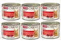 ANIMONDA Carny Adult Rind pur Nassfutter für Katzen 6x200g