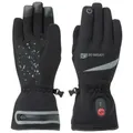 30seven Fahrradhandschuhe beheizte Thinsulate Comfort Handschuhe - schwarz 7,4V Set inkl. 2 Akkus & Doppelladegerät schwarz 6-XXS