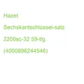 Hazet Sechskantschlüssel-satz 2200sc-32 59-tlg. (4000896244546) (2200SC-32)