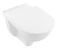 Villeroy & Boch ViCare Tiefspül-WC DirectFlush wandhängend ohne Spülrand 360 x 595 x 404 mm - Weiß Alpin - 4695R001