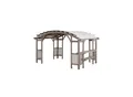 Sunjoy Zedernholz Pergola DAJTI - 305cm x 427cm, grau