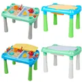 Sand Wassertisch Sandspielzeug Kinder und Spieltisch 2 in1, inkl Spieltischmatte