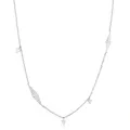 ANIA HAIE Damen Halskette POLISHED PUNK aus 925 Sterling Silber, besetzt mit 28 Zirkonia, Größe: 40 cm + 5 cm Verlängerung, inkl. Geschenkverpackung