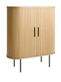 freiraum Barschrank NOLA in Eiche, MDF furniert - 130x75x40cm (BxHxT)
