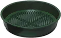 Plastia Gartensieb mit Zwei auswechselbaren Siebeinsätzen 4 mm und 6 mm, Ø 38 cm, für Saatgut, Erde, Kompost, Steine, Unkraut, aus Kunststoff