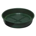 Erdsieb, Ø 38 cm rund Gartensieb Erde sieben Kunststoff grün, 4+6mm Maschenweite