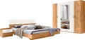 Wimex Schlafzimmer-Set Katrin, (Set, 4-tlg., bestehend aus Schrank, Bett und zwei Nachttischen)