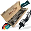 Bayerwald 6-tlg. Schlangenbohrer Set - Gesamtlänge 460 mm ANACORE 6 - Ø