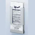 Ingo-Man Hygienebeutelspender Aluminium Mattsilber-Eloxiert Papierhygienebeutel