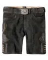 Stockerpoint Herren Lederhose Corbi4 I Größe 44-64 I Bequeme Trachtenhose in edler Hirschoptik inkl. Gürtel I Aus 100% hochwertigem Wildbockleder I Perfekt für Trachten & Festlichkeiten