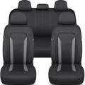 Schonbezüge-Komplettset für Opel Adam Bj 2013-19 in Schwarz/Grau FT2