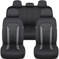 Schonbezüge-Komplettset für Opel Adam Bj 2013-19 in Schwarz/Grau FT2