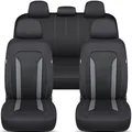 Schonbezüge-Komplettset für Opel Adam Bj 2013-19 in Schwarz/Grau FT2