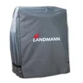 Landmann Premium Wetterschutzhaube | Aus robustem Polyestergewebe | UV-beständig, wasserdicht, atmungsaktiv und kältebeständig | Passend für Triton 2.0, Dorado & Black Taurus 440 [60 x 80 x 120 cm], Anthrazit, 67 x 66 x 110 cm