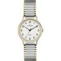 Quarzuhr ATRIUM, silber (silberfarben, weiß), Armbanduhren, Damen, Armbanduhr, Damenuhr, Edelstahlarmband, analog
