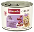 animonda Carny Katzenfutter Rind & Lamm 6x200g getreidefrei ohne Zucker