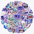PRETTYSUNSHINE Aesthetic Sticker Set 50 Stück, Wasserfeste Graffiti VSCO Aufkleber für Laptop, Skateboard, Auto, Motorrad, Fahrrad, Scrapbook, Anime Sticker für Mädchen
