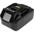 EXTENSILO Akku kompatibel mit Makita BTD141Z, BTD142SHE, BTD142HW, BTD144RFE, BTD142RHE, BTD144, BTD142Z, BTD144Z Werkzeug (5000 mAh, Li-Ion, 18 V)