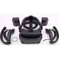 Valve Index VR-Kit (Komplettpaket inkl. VR-Headset, Kopfhörer, Kopfbügel, 2x Controller (Links & Rechts), 2x Steam VR Basisstation inkl. 2x Stän... - Schwarz